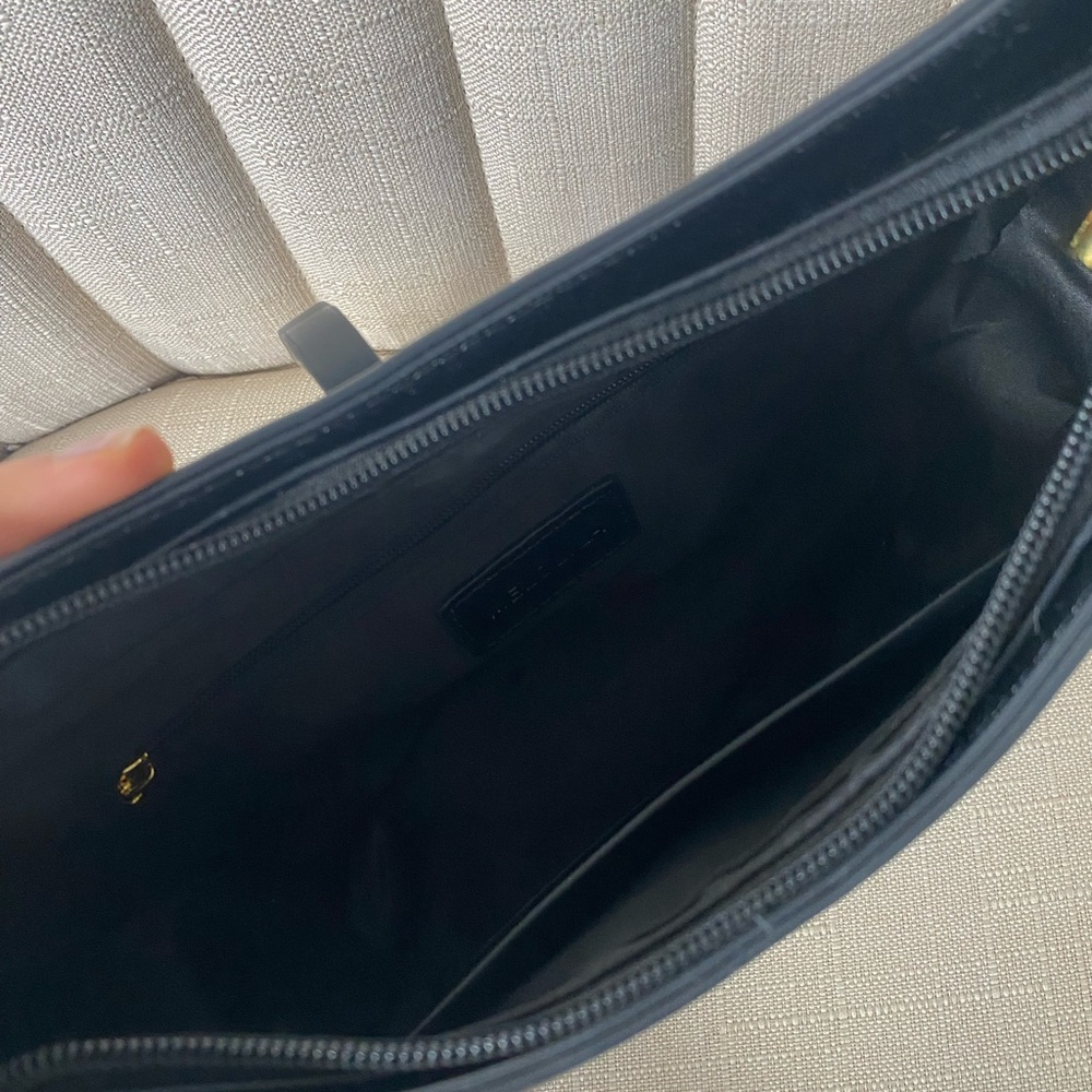 Melolila Crescent Shoulder Bag – Y2K Black Purse w/ Gold Hardware | $38 Retail - Picture 9 of 11